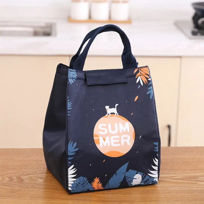 Grocery Cooler Bags - Summer Cat