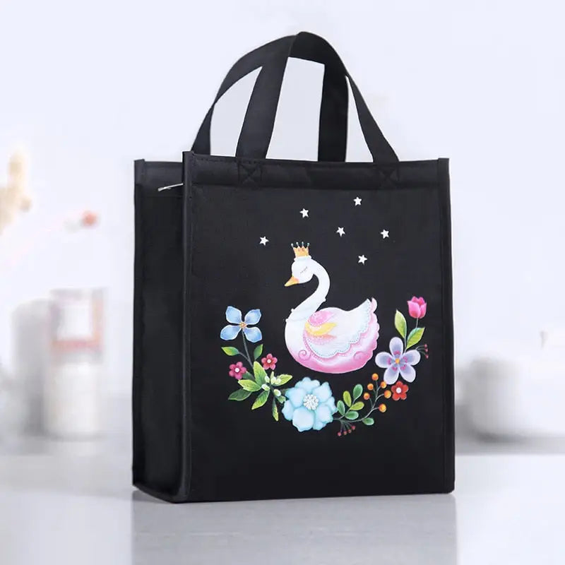 Grocery Cooler Bags - Swan