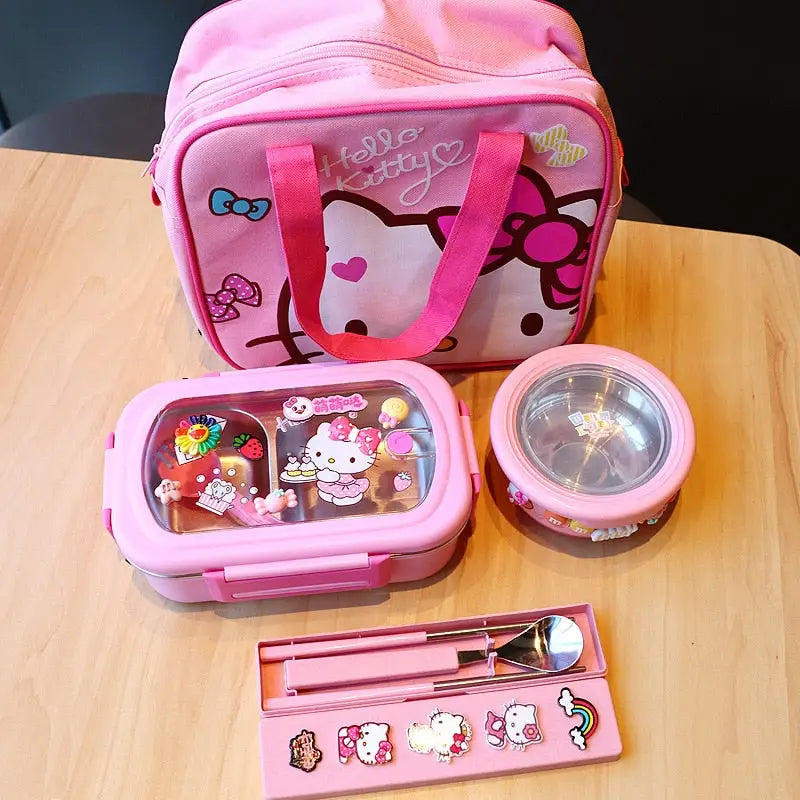 Hello Kitty Bento Box - Pink Set
