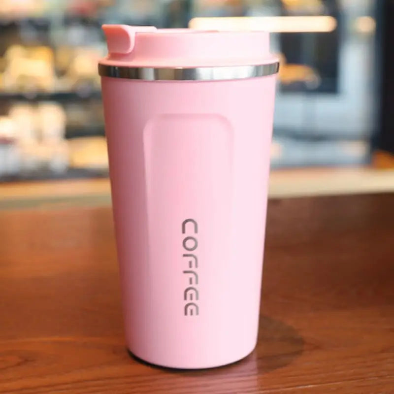 Hot Coffee Thermos - Pink / 380ML