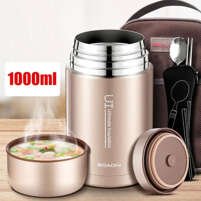 Hot Soup Thermos - Gold 1000ml