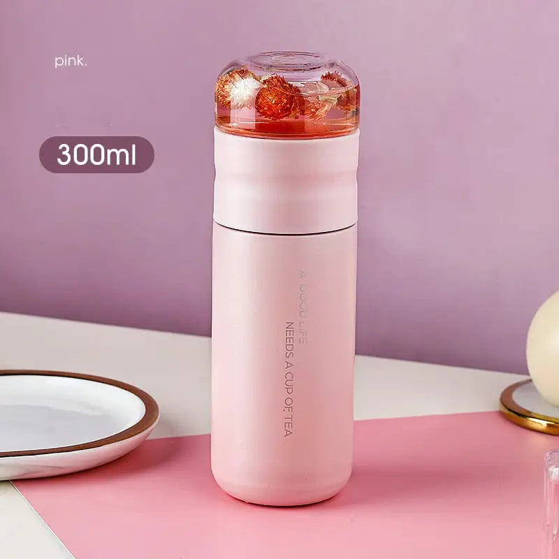 Hot Tea Thermos - Pink