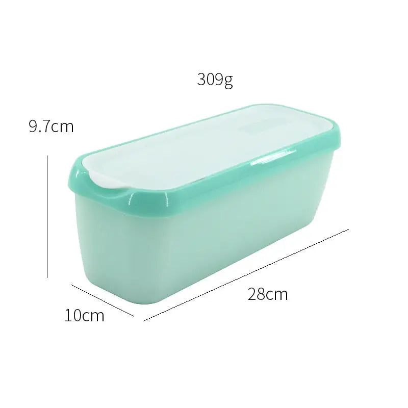 Ice Cream Snack Containers - Green