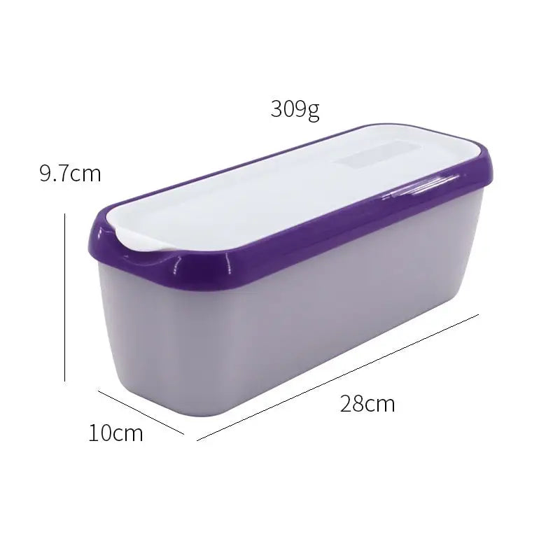 Ice Cream Snack Containers - Purple