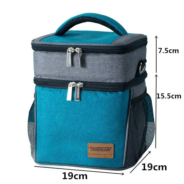 Ice pack Cooler Bags - Blue Gray 25cm