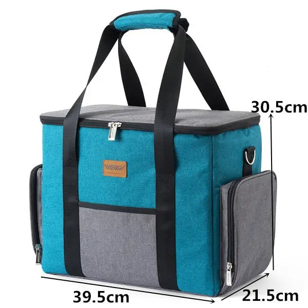 Ice pack Cooler Bags - Blue Gray 27cm