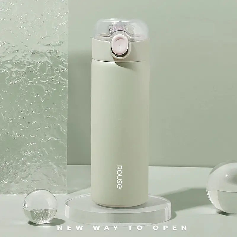 Icy Stainless Steel Water Bottle - Green / 380ml