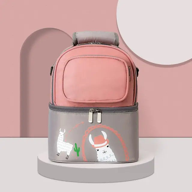 Insulated Backpack For School - Pink