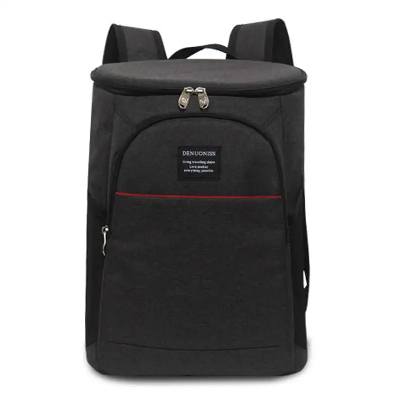 Insulated Backpack Lunch Bag - Black