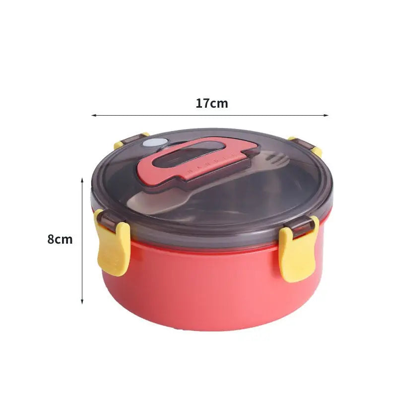 Insulated Bento Box for Hot Food - Single Layer Red