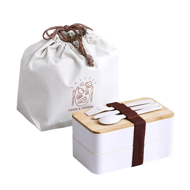 Insulated Bento Box - White / 1200ML / 2