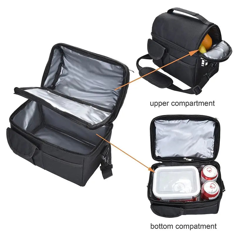 Insulated Food Delivery Duffel Bags