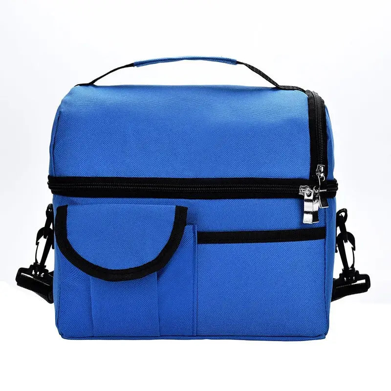 Insulated Food Delivery Duffel Bags - Blue