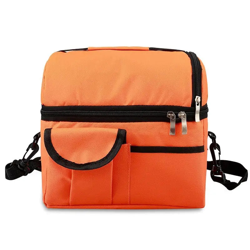 Insulated Food Delivery Duffel Bags - Orange
