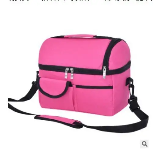 Insulated Food Delivery Duffel Bags - Pink