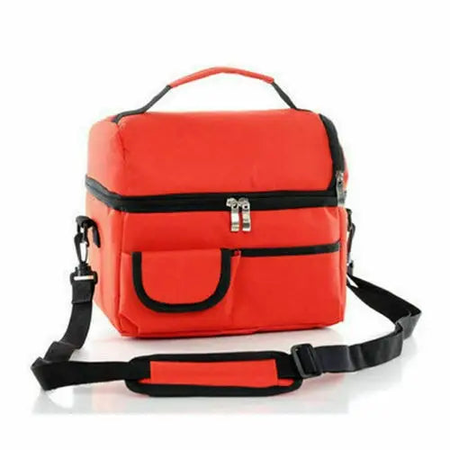 Insulated Food Delivery Duffel Bags - Red