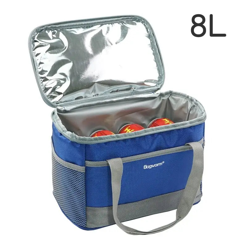 Insulated Food Delivery Tote Bags - 8L Blue