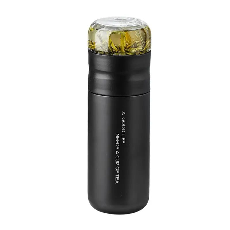 Insulated Tea Thermos - Black