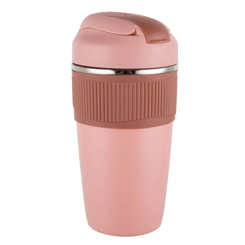 Insulated Travel Stainless Steel Water Bottle - Pink-480ml