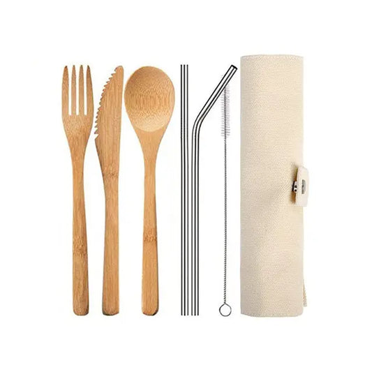 Island Bamboo Utensils - Cream