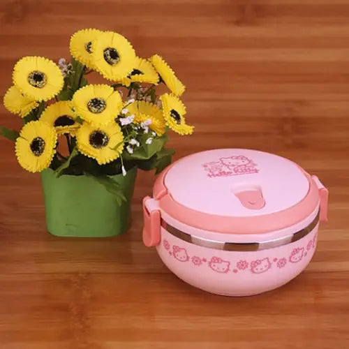 Kawaii Lunchbox - Pink 1 Layer