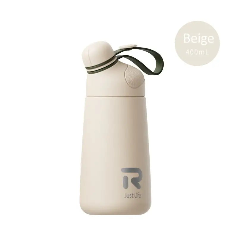 Kettle Flask Sports Water Bottle - 400ml / Beige