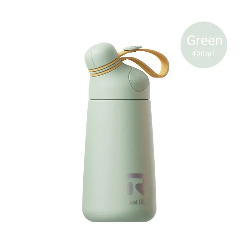 Kettle Flask Sports Water Bottle - 400ml / Green