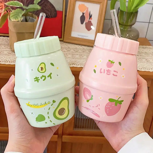 Kids Cute Yogurt Water Bottle