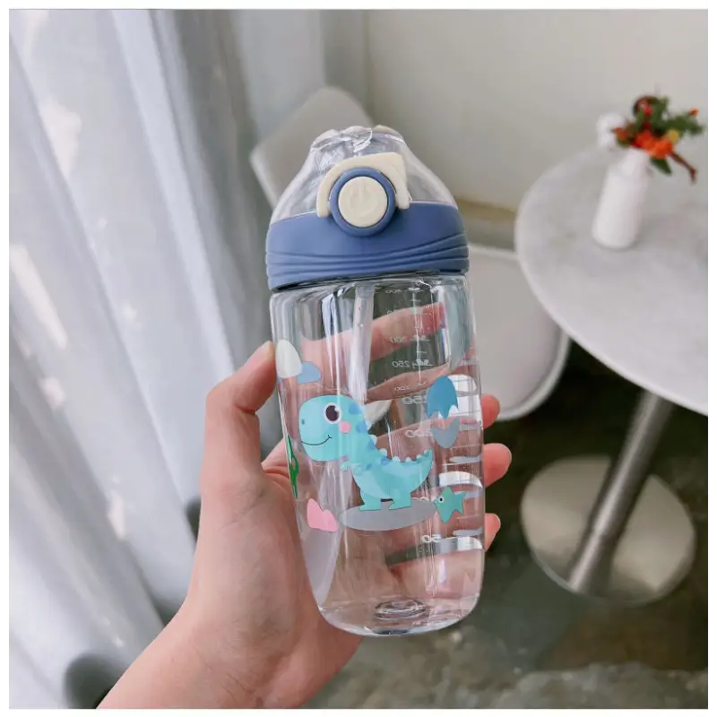 Kids Plastiic School Water Bottle - 0.45L / 450ML Blue