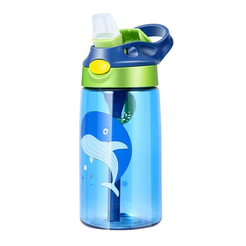 Kids Plastiic School Water Bottle - 0.45L / 480ML Blue