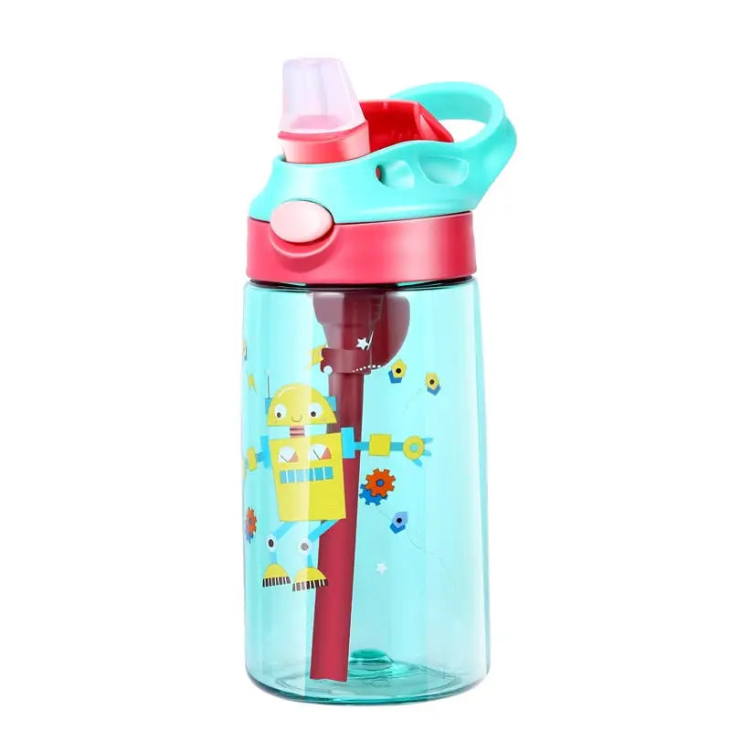 Kids Plastiic School Water Bottle - 0.45L / 480ML Green