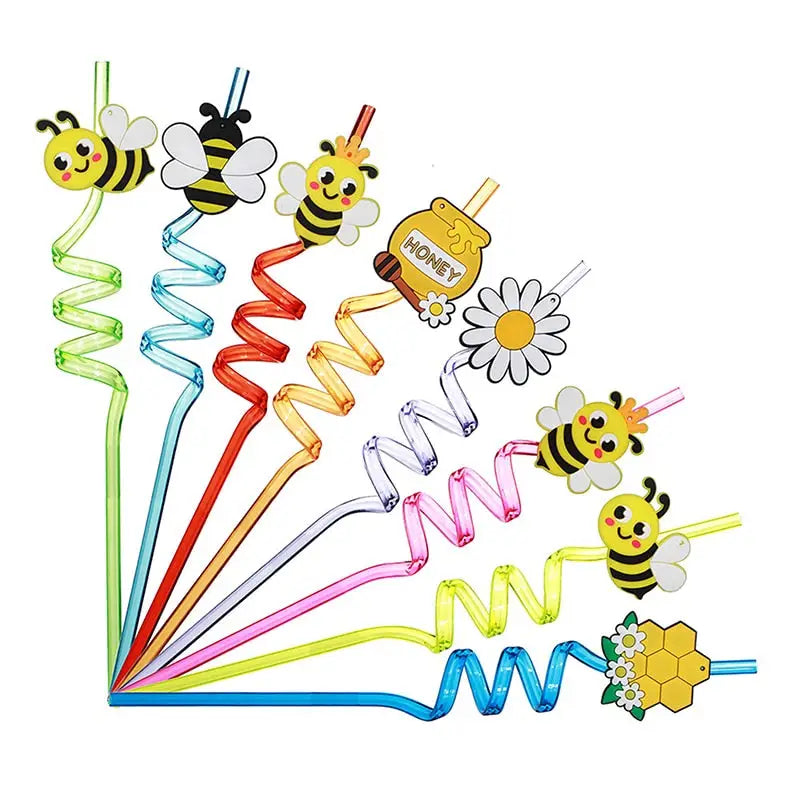 Kids Reusable Straw - Bee