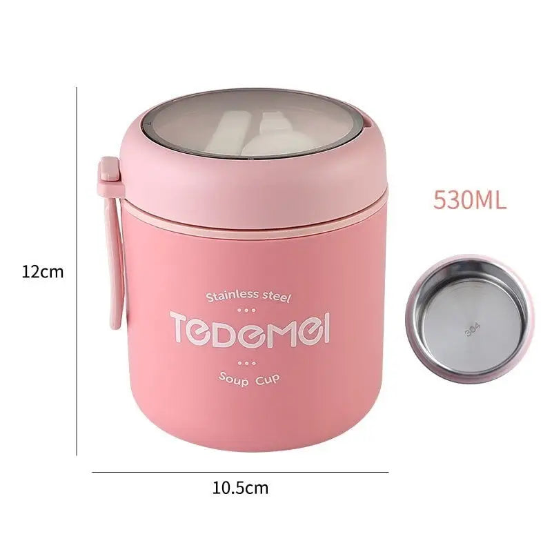 Kids Soup Thermos - Pink 530ml