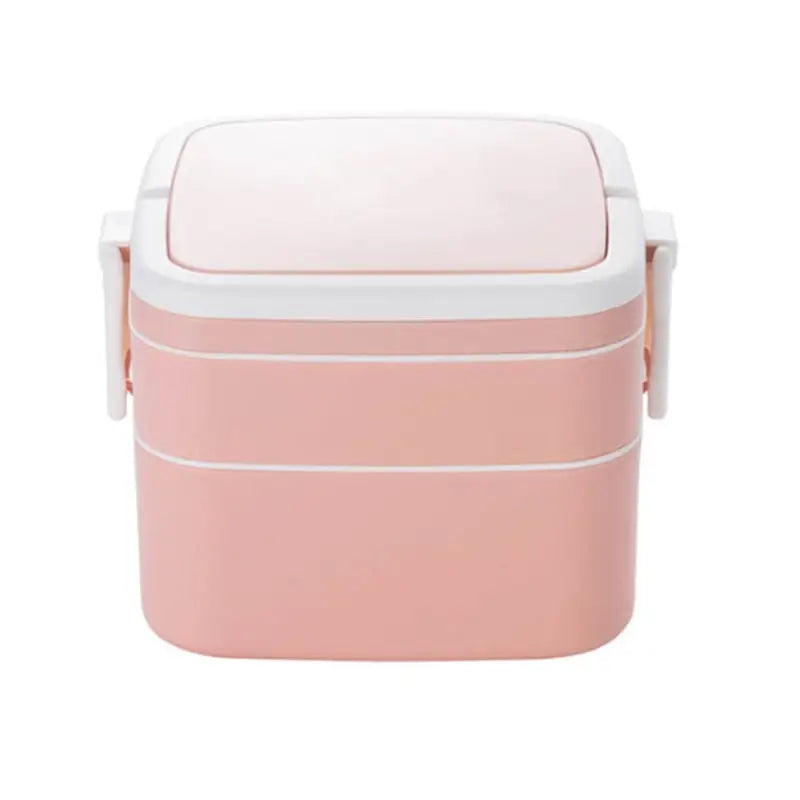 Large Bento Box - Pink-Square