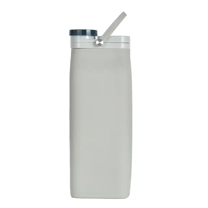 Large Collapsible Water Bottle - 600ml / Light Grey