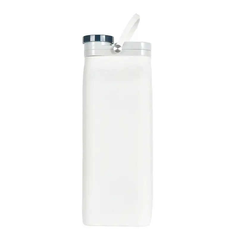Large Collapsible Water Bottle - 600ml / White
