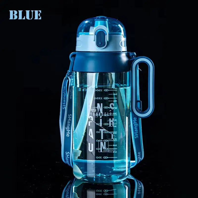 Large Sports Water Bottle - China / 1600ml / Blue