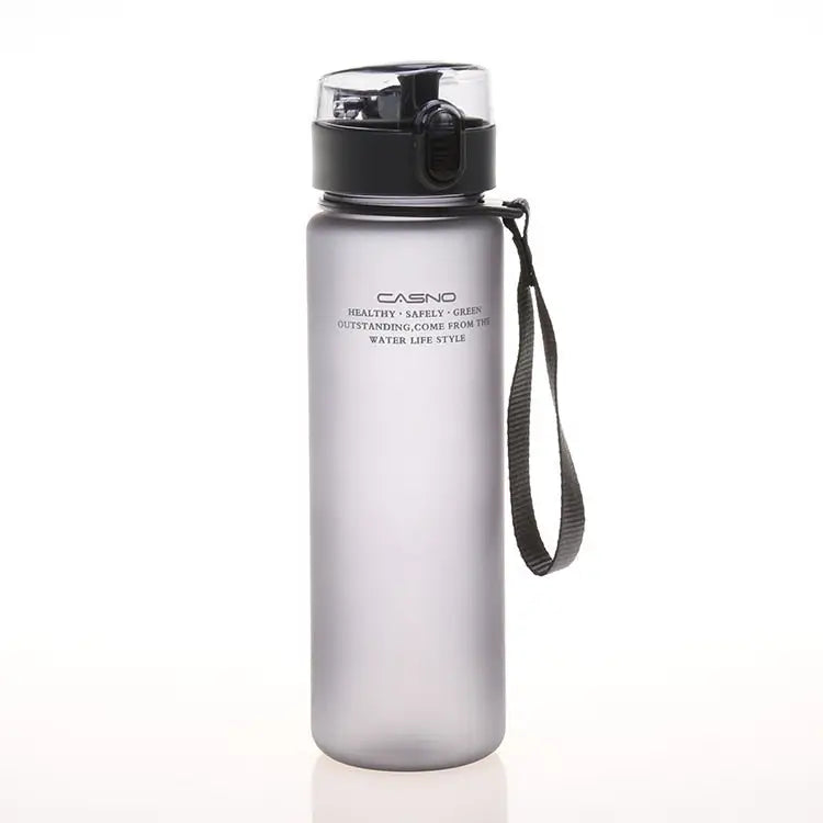 Leak-proof Sealed Sports Water Bottle - 560ml / Grey