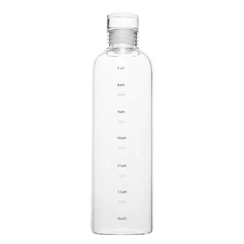 Leakproof Glass Water Bottle - Clear / 500ml