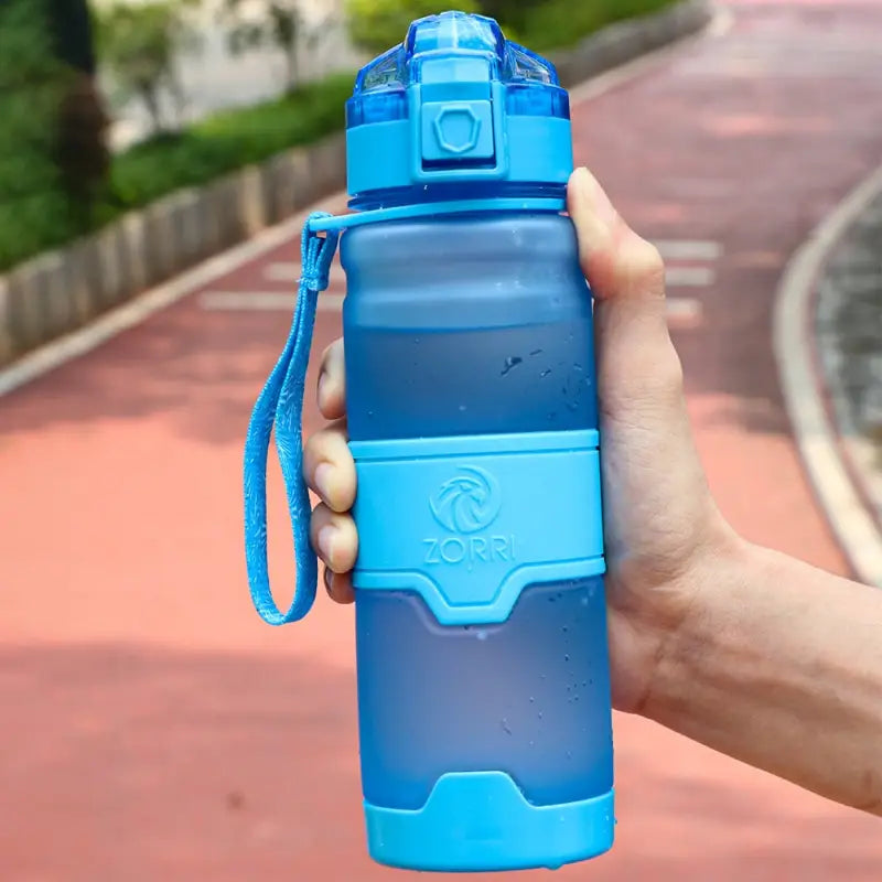 Leakproof Gym Sports Water Bottle - 400ml / Blue