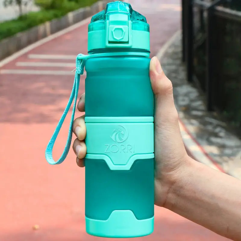 Leakproof Gym Sports Water Bottle - 400ml / Sky Blue