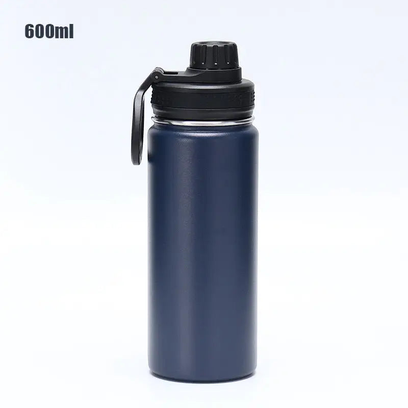 Leakproof Stainless Steel Water Bottle - Blue Thermos /