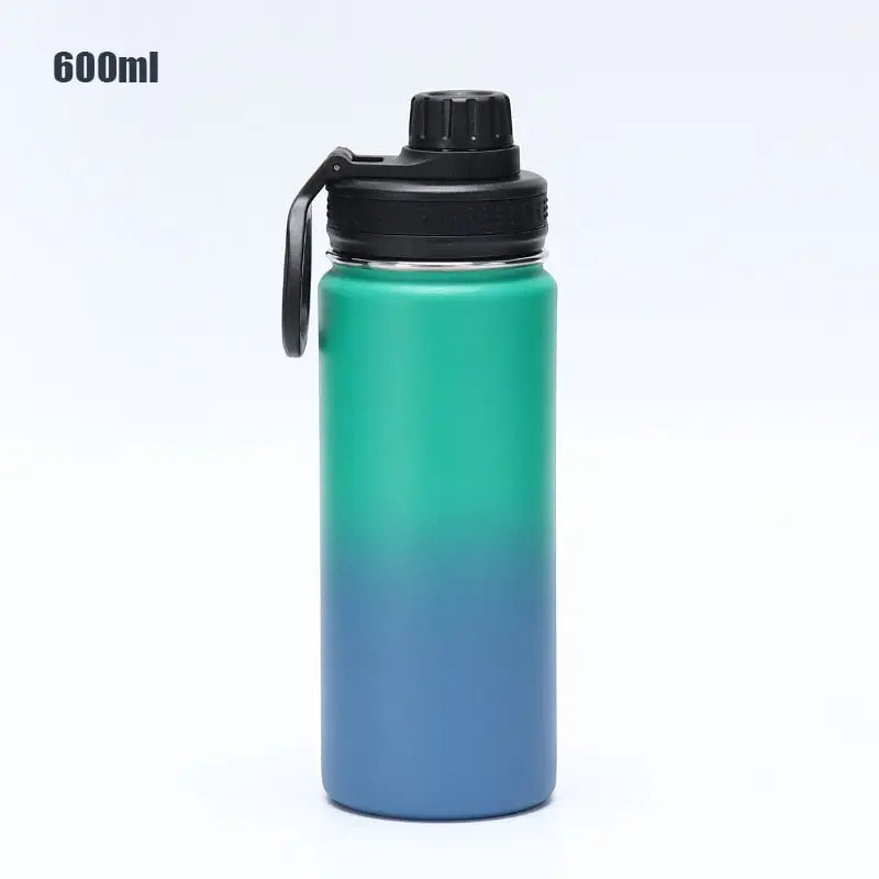 Leakproof Stainless Steel Water Bottle - Green Thermos /