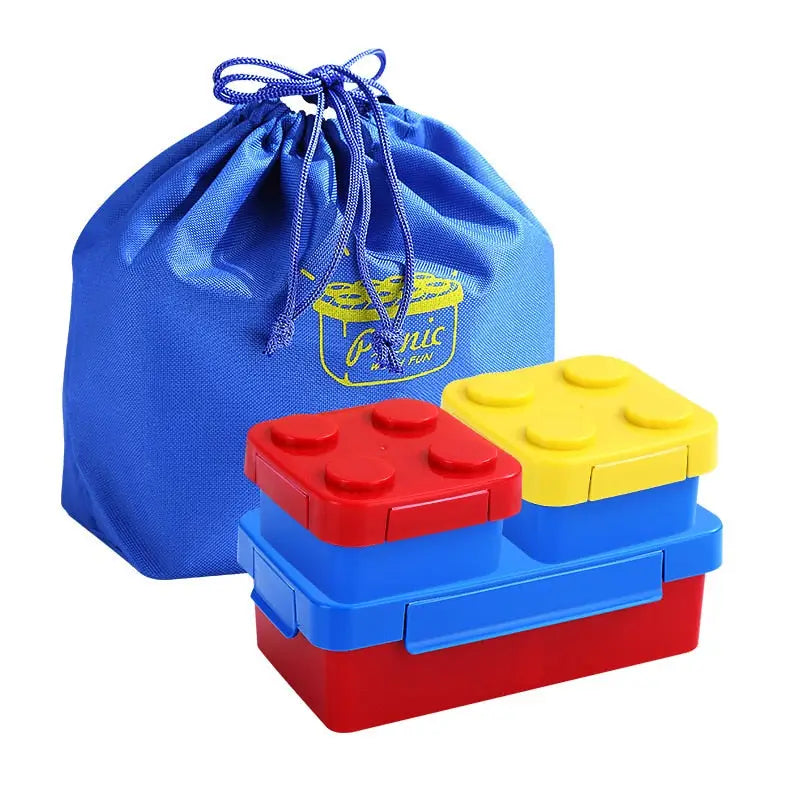 Lego Lunchbox - Blue With Bag