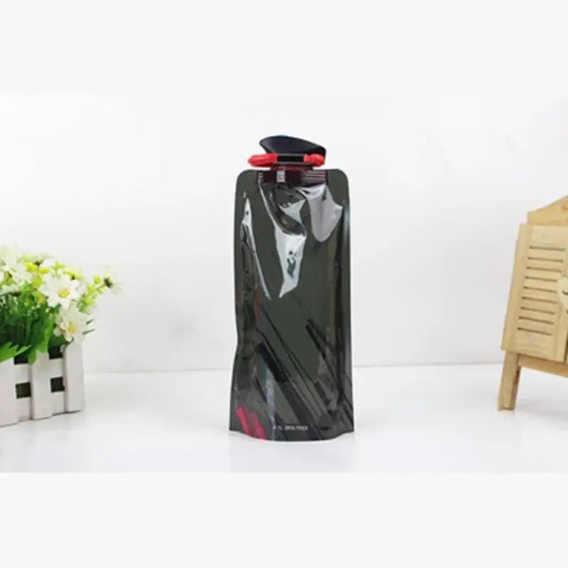 Light Collapsible Water Bottle - Black