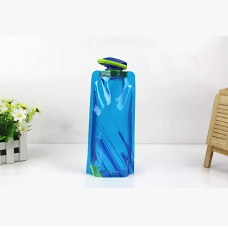 Light Collapsible Water Bottle - Blue