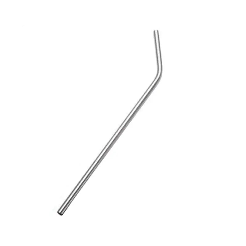 Long Reusable Straws - Curved White
