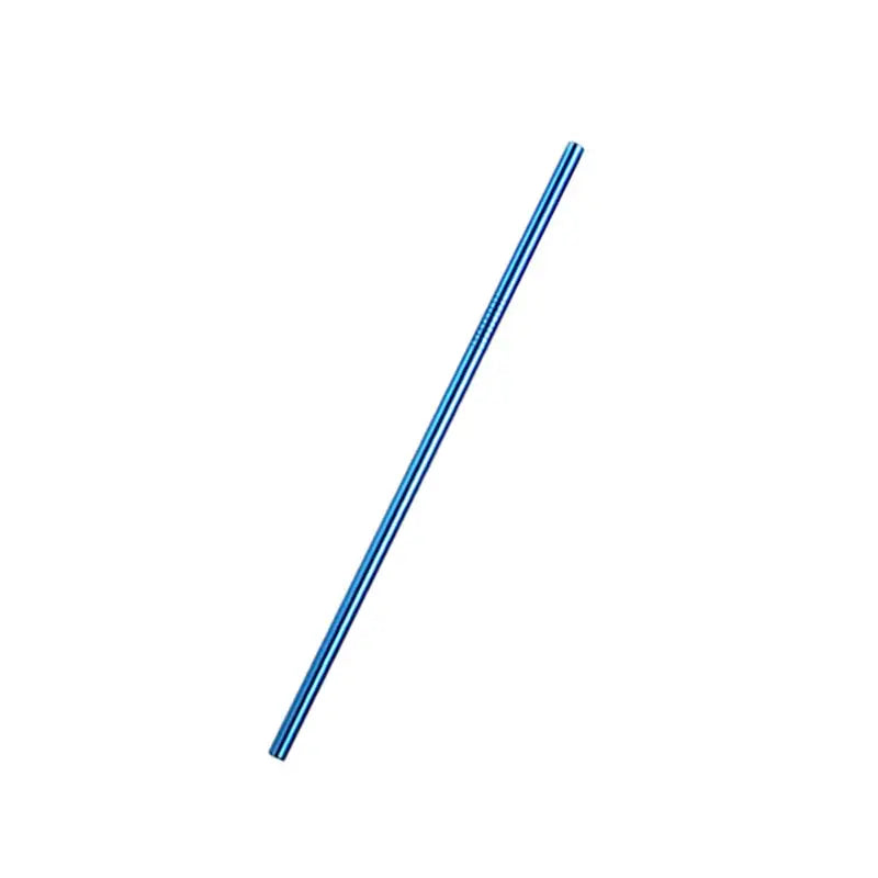 Long Reusable Straws - Straight Blue