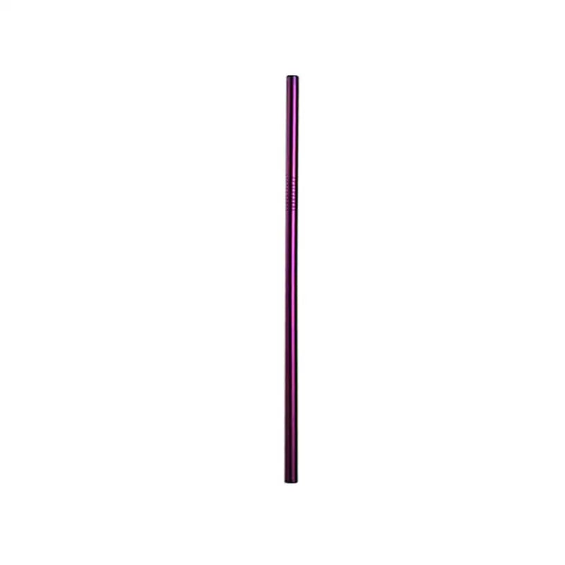 Long Reusable Straws - Straight Purple