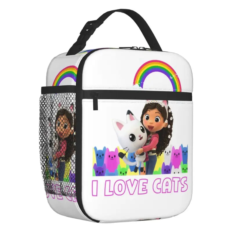 Lunch Bags for Preschool - White / 26x21x11cm